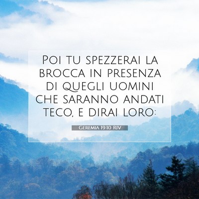Geremia 19:10 Versetto della Bibbia Spiegato