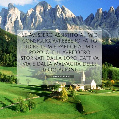 Geremia 23:22 Versetto della Bibbia Spiegato