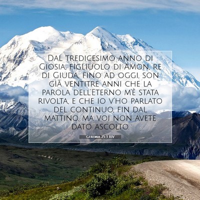 Geremia 25:3 RIV Immagine del Versetto della Bibbia