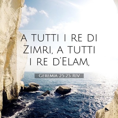 Geremia 25:25 RIV Immagine del Versetto della Bibbia
