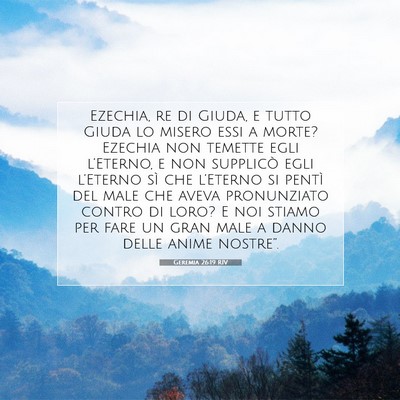 Geremia 26:19 RIV Immagine del Versetto della Bibbia
