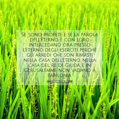 Geremia 27:18 RIV Immagine del Versetto della Bibbia