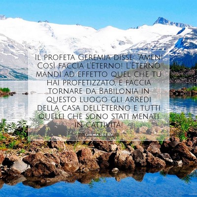 Geremia 28:6 RIV Immagine del Versetto della Bibbia