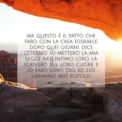 Geremia 31:33 RIV Immagine del Versetto della Bibbia
