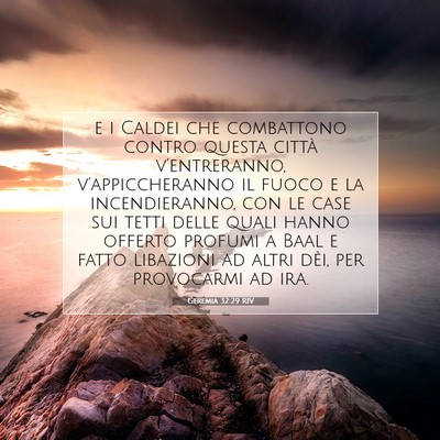 Geremia 32:29 RIV Immagine del Versetto della Bibbia