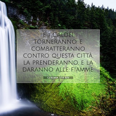 Geremia 37:8 Versetto della Bibbia Spiegato