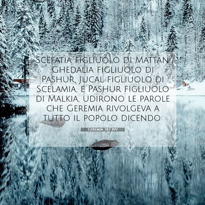 Geremia 38:1 RIV Immagine del Versetto della Bibbia