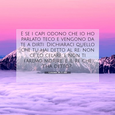 Geremia 38:25 RIV Immagine del Versetto della Bibbia