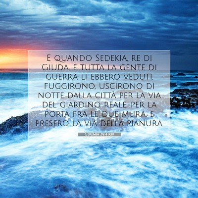Geremia 39:4 Versetto della Bibbia Spiegato