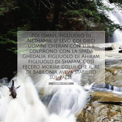 Geremia 41:2 Versetto della Bibbia Spiegato