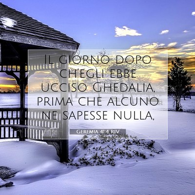 Geremia 41:4 Versetto della Bibbia Spiegato