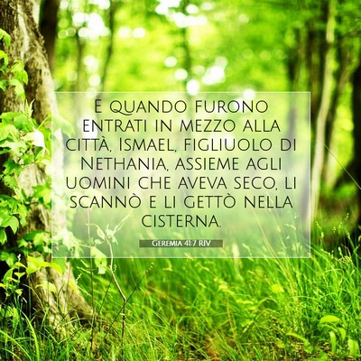 Geremia 41:7 Versetto della Bibbia Spiegato
