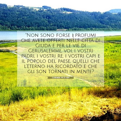 Geremia 44:21 RIV Immagine del Versetto della Bibbia