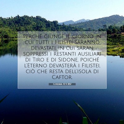 Geremia 47:4 RIV Immagine del Versetto della Bibbia