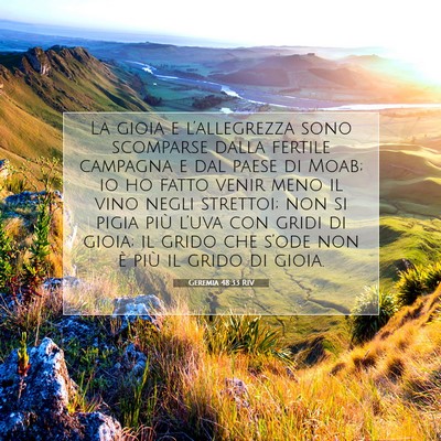 Geremia 48:33 RIV Immagine del Versetto della Bibbia