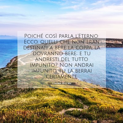 Geremia 49:12 Versetto della Bibbia Spiegato