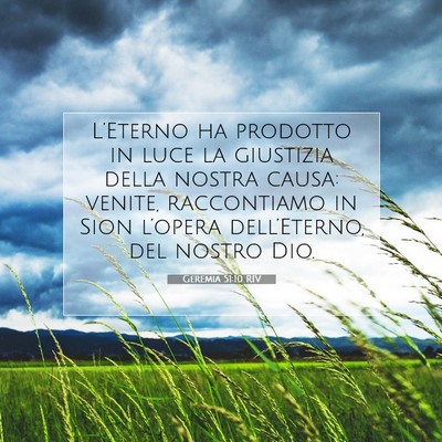 Geremia 51:10 Versetto della Bibbia Spiegato