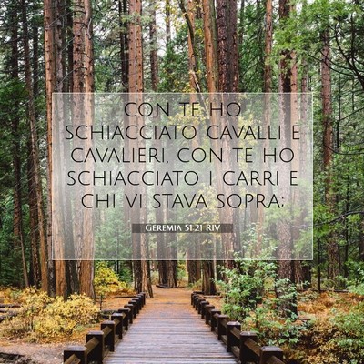 Geremia 51:21 Versetto della Bibbia Spiegato