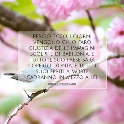 Geremia 51:47 Versetto della Bibbia Spiegato