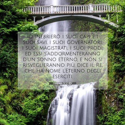 Geremia 51:57 RIV Immagine del Versetto della Bibbia
