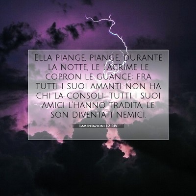 Lamentazioni 1:2 Versetto della Bibbia Spiegato