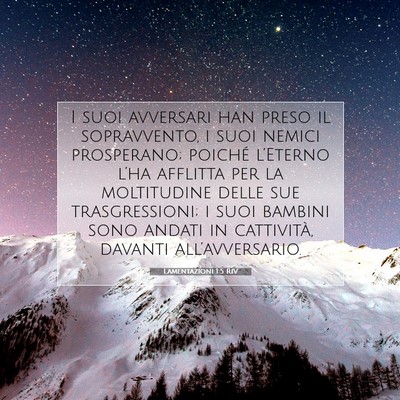 Lamentazioni 1:5 Versetto della Bibbia Spiegato