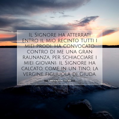 Lamentazioni 1:15 Versetto della Bibbia Spiegato