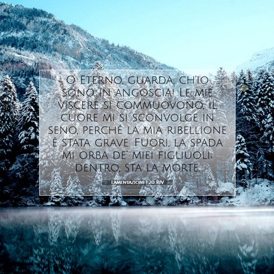 Lamentazioni 1:20 Versetto della Bibbia Spiegato