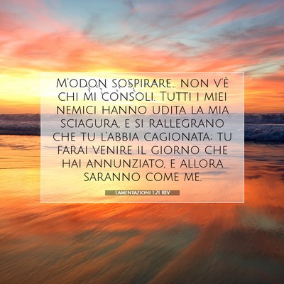 Lamentazioni 1:21 Versetto della Bibbia Spiegato