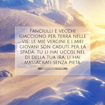 Lamentazioni 2:21 RIV Immagine del Versetto della Bibbia