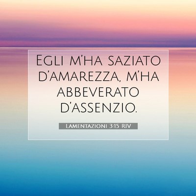 Lamentazioni 3:15 RIV Immagine del Versetto della Bibbia
