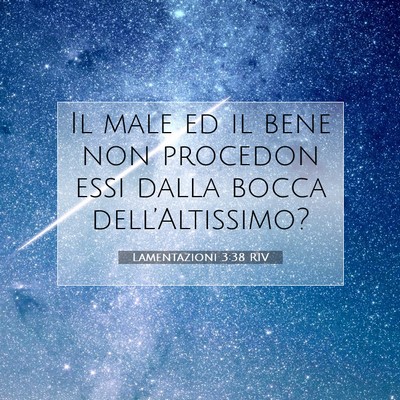 Lamentazioni 3:38 RIV Immagine del Versetto della Bibbia