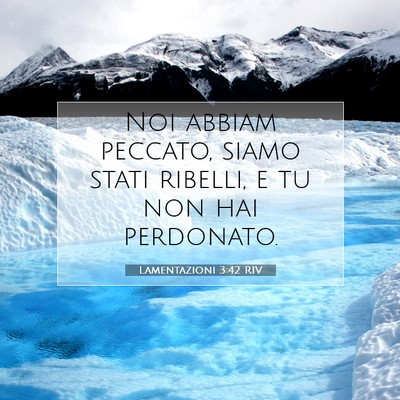 Lamentazioni 3:42 RIV Immagine del Versetto della Bibbia