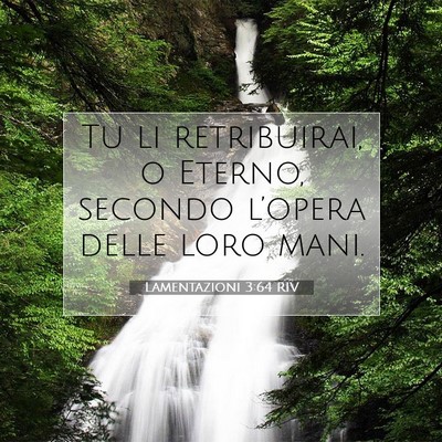 Lamentazioni 3:64 Versetto della Bibbia Spiegato