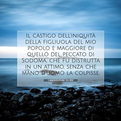 Lamentazioni 4:6 RIV Immagine del Versetto della Bibbia