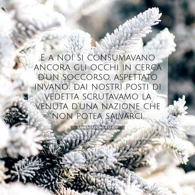 Lamentazioni 4:17 RIV Immagine del Versetto della Bibbia