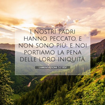 Lamentazioni 5:7 RIV Immagine del Versetto della Bibbia