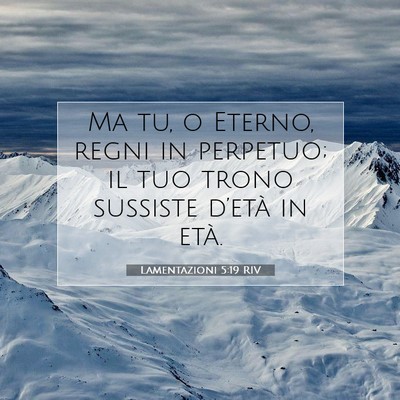Lamentazioni 5:19 Versetto della Bibbia Spiegato