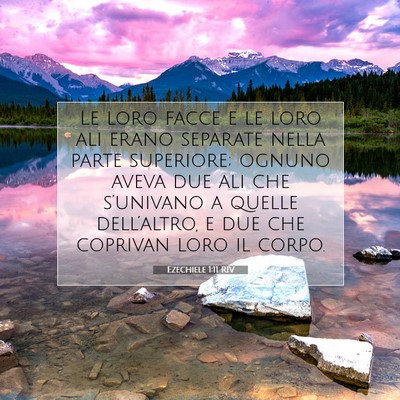 Ezechiele 1:11 Versetto della Bibbia Spiegato