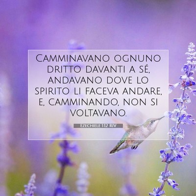 Ezechiele 1:12 Versetto della Bibbia Spiegato