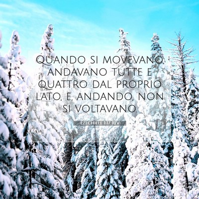 Ezechiele 1:17 Versetto della Bibbia Spiegato