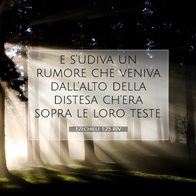 Ezechiele 1:25 Versetto della Bibbia Spiegato