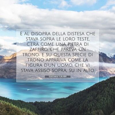 Ezechiele 1:26 Versetto della Bibbia Spiegato