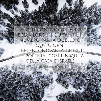 Ezechiele 4:5 Versetto della Bibbia Spiegato
