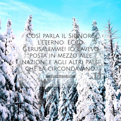 Ezechiele 5:5 Versetto della Bibbia Spiegato