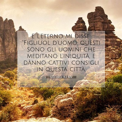 Ezechiele 11:2 Versetto della Bibbia Spiegato