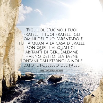 Ezechiele 11:15 Versetto della Bibbia Spiegato
