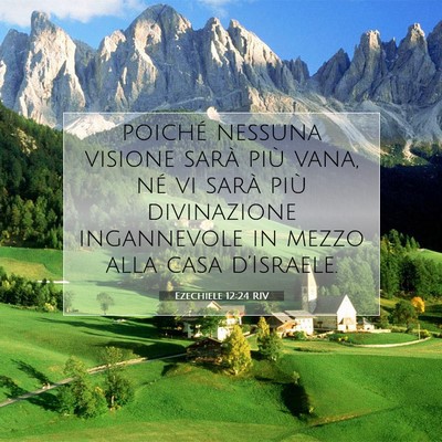 Ezechiele 12:24 Versetto della Bibbia Spiegato