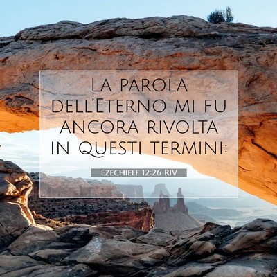 Ezechiele 12:26 Versetto della Bibbia Spiegato