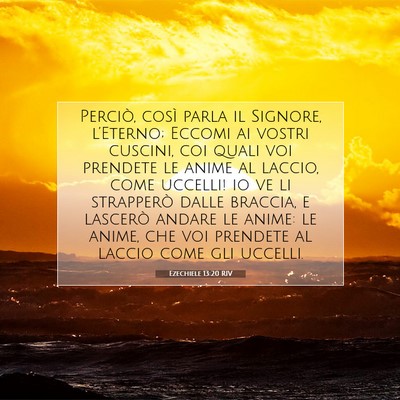 Ezechiele 13:20 Versetto della Bibbia Spiegato